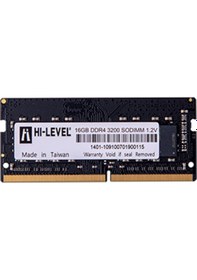 Resim Hı-level 16gb Ddr4 3200mhz Cl22 Notebook Ram Hlv-sopc25600d4/16g 1.2v 