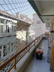 Resim 3 Mm 3 X 11 Metre Güvenlik Filesi Balkon Kapatma Ağı Kedi Filesi 