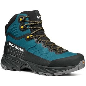 Resim Scarpa Rush Trk Lt Gore-tex Erkek Outdoor Bot Petrol - Mustard Çok Renkli 