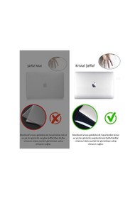 Resim McStorey Apple Uyumlu MacBook Pro Kılıf HardCase A2141 TouchBar ile Kristal Kılıf 