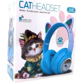 Resim Subzero Kedi SW90 Bluetooth Renkli Kulaklık 