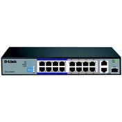 Resim D-Link DES-F1016P-E 16-PORT 10/100 BASE-T SWITCH 