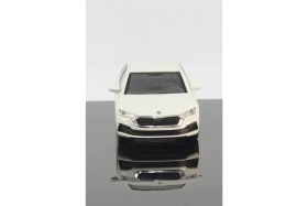 Resim Toyaş Skoda Octavia Model Çek Bırak Araba 11 cm Beyaz 
