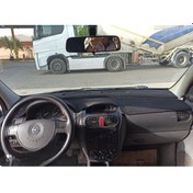 Resim Opel Corsa C Modellerine Uygun Torpido Koruma Halısı Siyah Kenar Renk Siyah 