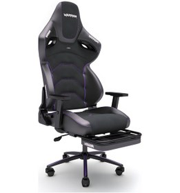 Resim Warrior Kratos Oyuncu Koltuğu - Antrasit - Ayak Uzatmalı Profesyonel Bilgisayar Sandalyesi 