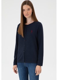 Resim U.s. Polo Assn. Kadın Lacivert Hırka Triko 50313624-vr033 Lacivert 