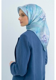 Resim Armine Saf İpek Sura Eşarp-2026 İlkbahar-yaz- 950500d Mavi 