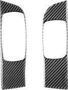 Resim Dodge Challenger 2015 İçin Karbon Fiber Araba Cam Kaldırma Paneli Dekoratif Etiket, Sürüş Bıraktı 1 Adet 