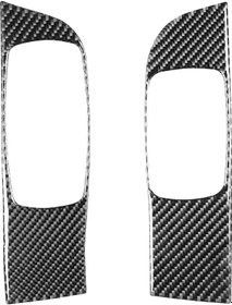 Resim Dodge Challenger 2015 İçin Karbon Fiber Araba Cam Kaldırma Paneli Dekoratif Etiket, Sürüş Bıraktı 1 Adet 