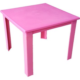 Resim Fiore Çocuk Masası Plastik Pembe H40 1-3 Yaş Için 