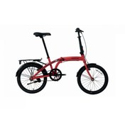 Resim Bisan Twin 20 V Katlanır Bisiklet (Kırmızı-Siyah) 