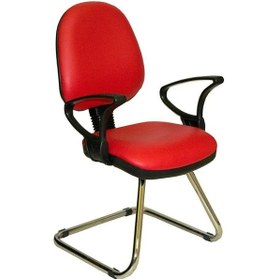 Resim Türksit Kozmo Şef Bekleme Koltuğu Z Ayak Kirmizi Kırmızı 