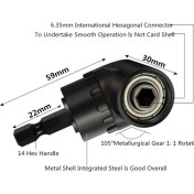 Resim Pdrplnt Darbe Sınıfı Sürücü Soketleri Adaptör Uzatma Seti Matkap Ucu Dik Açılı Matkap, 3 Adet Soket Adaptör Seti (Yurt Dışından) 