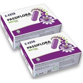 Resim C-Esta Passiflora & Melisa Ekstresi 30 Kapsül x 2 Adet 