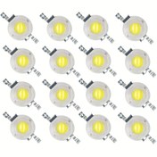 Resim 50 Adet Süper Parlak Soğuk Beyaz LED Boncuklar, Endüstriyel Elektrik Projeleri için Metal Tabanlı 3V-3.4V Yüksek Güçlü Diyot Çipleri 