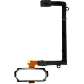 Resim Samsung Uyumlu Galaxy S6 Edge G925 Home Tuş Bordu Filmi Beyaz 