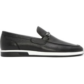 Resim Derimod Erkek Siyah Deri Casual Loafer 26SFD6006FT 