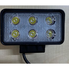 Resim Rock Off Road Sis Farı Lambası 6 Ledli Kare Su Geçrmez Led 12v-24v 