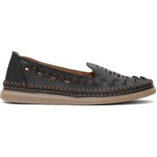 Resim Mammamia D25ya-345 Kadın Hakiki Deri Casual Ayakkabı Siyah Siyah 