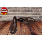 Resim Aktürk Erkek Klasik Deri Ayakkabı Jurdan Taban 