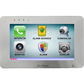Resim Multitek Mbt-70 Beyaz Renkli Monitör 
