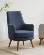 Resim Velura Home & Living Valo Berjer & Tekli Koltuk - Mavi 