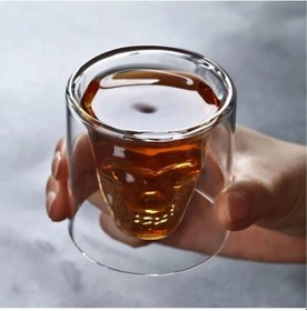 Resim Kuru Kafa Cam Bardak 2adet Şeffaf 