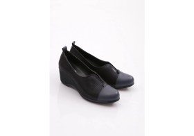 Resim Dgn 2331 Kadin Lastik Detayli Dolgu Taban Comfort Ayakkabi 