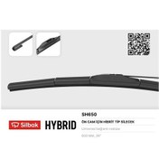 Resim Silecek Süpürgesi Hybrıd Tipi 650mm Üniversal Sılbak Sh650 