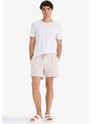 Resim Defacto Çizgili Kısa Boy Deniz Şortu B7535ax25hsbg187 Bej 