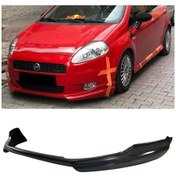 Resim Fiat Punto Grande Ön Ek Karlık Mat Siyah Plastik 2005 2006 2007 2008 2009 Makyajsız Kasa 