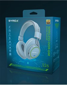 Resim Syrox S26 Bluetooth 5.0 Stereo Kulak Üstü Kulaklık 
