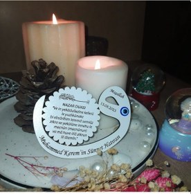 Resim Mıknatıslı Ahşap Magnet 10lu Sünnet-kına-söz-nikah-düğün 