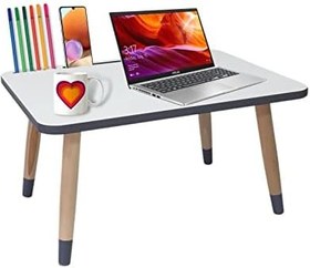 Resim LİVA AHŞAP LİVA AHŞAP LAPTOP TABLET BİLGİSYAR ve KAHVALTI SEHPASI ÇALIŞMA MASASI 