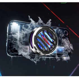 Resim MATECHNO MAF Mıknatıslı Cep Telefon Sessiz Soğutma Fanı Radyatör Soğutucu İos Android Pubg Gaming Soğutucu 