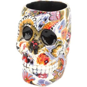 Resim Dolıty Kafatası Masa Düzenleyici Kalemlik Kozmetik Makyaj B 