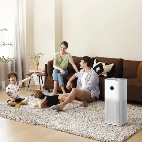 Resim Xiaomi Hepa Alerjik Filtreli Premium Üst Donanımlı Akıllı Hava Temizleyici, 104 M², Alerjen Giderme, Akıllı Kontrol, Gerçek Zamanlı Hava Kalitesi Izleme + Luciole Beyaz Lambader 