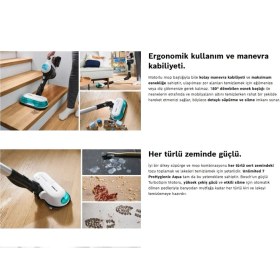 Resim Bosch 2'si 1 Arada Islak ve Kuru Temizlik, Çift Batarya Hepa Filtre-Unlimited 7 Prohygienic Aqua +mini hav-yün toplayıcı 