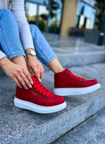 Resim Pink Stil CH258 CBT Roma Kadın Bot KIRMIZI 