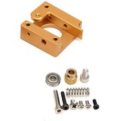 Resim Sanec-Mk8 Alüminyum 1.75Mm Extruder Blok Seti – Sol 