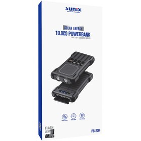 Resim Sunix PB-200 Güneş Enerjili 10000 (mAh) Powerbank 