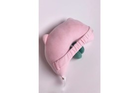 Resim Ecrou Kawai Kedi Kafaya Geçirilebilen Peluş 25 cm Pembe 