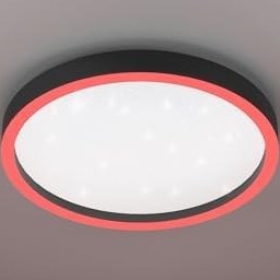 Resim EGLO connect.z Smart Home LED Tavan Lambası Montemorelos-Z Kristal Efektli, ZigBee, Uygulama ve Sesli Kumanda Alexa, Sıcak Beyaz-Soğuk Beyaz, RGB, Kısılabilir Tavan Lambası, Siyah, Çap 42 cm 