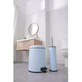 Resim Sas Haus Mavi 2'li Banyo Seti - Metal Çöp Kovası 3 Lt ve Wc Fırçası Takımı Elit 7200 