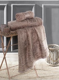 Resim Armond Bambu Banyo Havlusu 70x140 Sütlü Kahverengi 