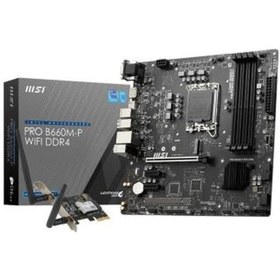 Resim MSI MB PRO B660M-P WIFI DDR4 SOKET 1700 DDR4 4600 (OC) PCI-E Gen 