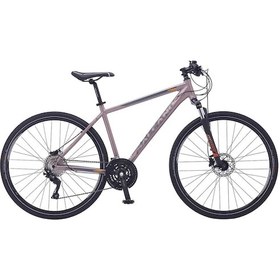 Resim Salcano City Sport 27s Hd Disk Fren 27 Vites 28 Jant Şehir Bisikleti Mat Gri Turuncu 21 Kadro Gri - Turuncu 