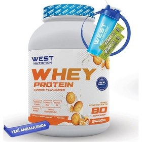 Resim West Nutrition Whey Protein Tozu 2400 gram - 80 Servis + Hediye 