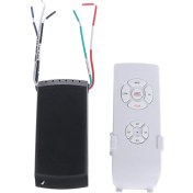 Resim Serfhyff 110 220V Evrensel Akıllı Tavan Fan Fanları Uzaktan Kontrolör Fanları Işık Anahtarı Taşınabilir Anti-Skidding Alıcı Ev Için (Yurt Dışından) 