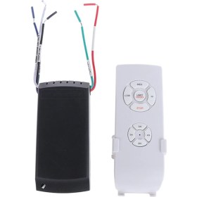 Resim Serfhyff 110 220V Evrensel Akıllı Tavan Fan Fanları Uzaktan Kontrolör Fanları Işık Anahtarı Taşınabilir Anti-Skidding Alıcı Ev Için (Yurt Dışından) 